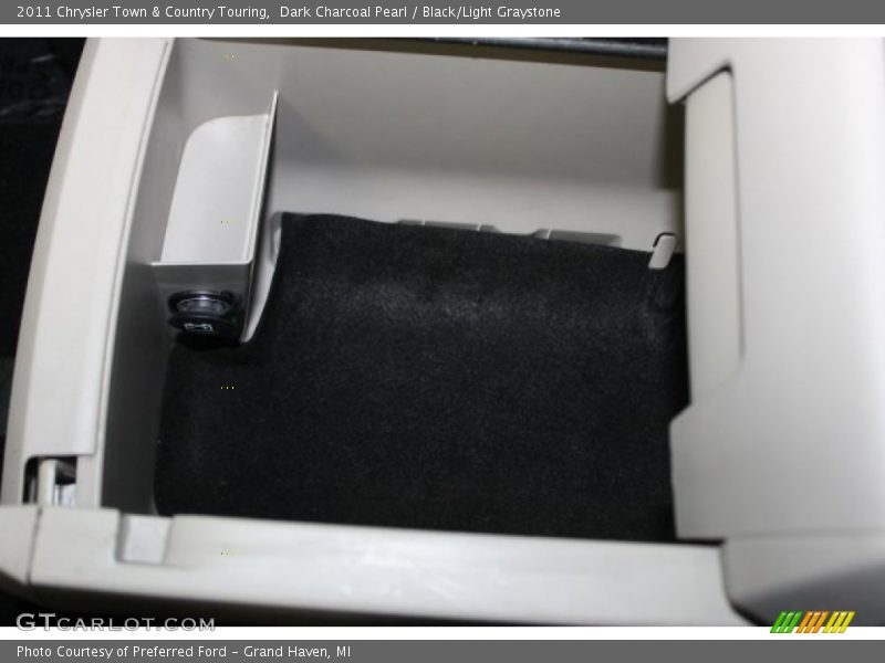 Dark Charcoal Pearl / Black/Light Graystone 2011 Chrysler Town & Country Touring
