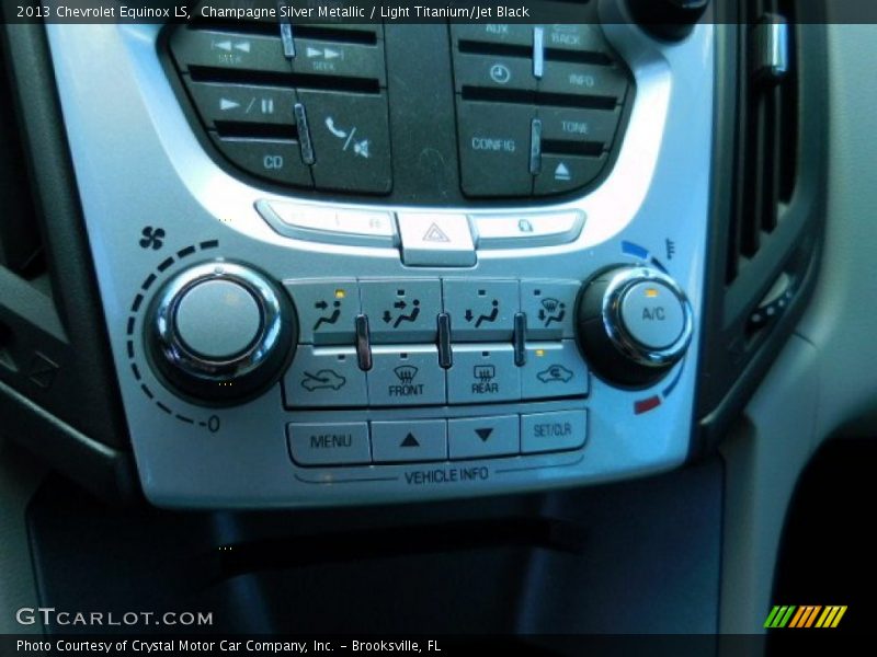 Champagne Silver Metallic / Light Titanium/Jet Black 2013 Chevrolet Equinox LS