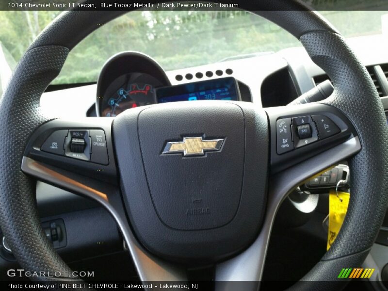 Blue Topaz Metallic / Dark Pewter/Dark Titanium 2014 Chevrolet Sonic LT Sedan