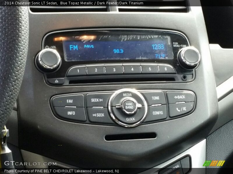 Blue Topaz Metallic / Dark Pewter/Dark Titanium 2014 Chevrolet Sonic LT Sedan
