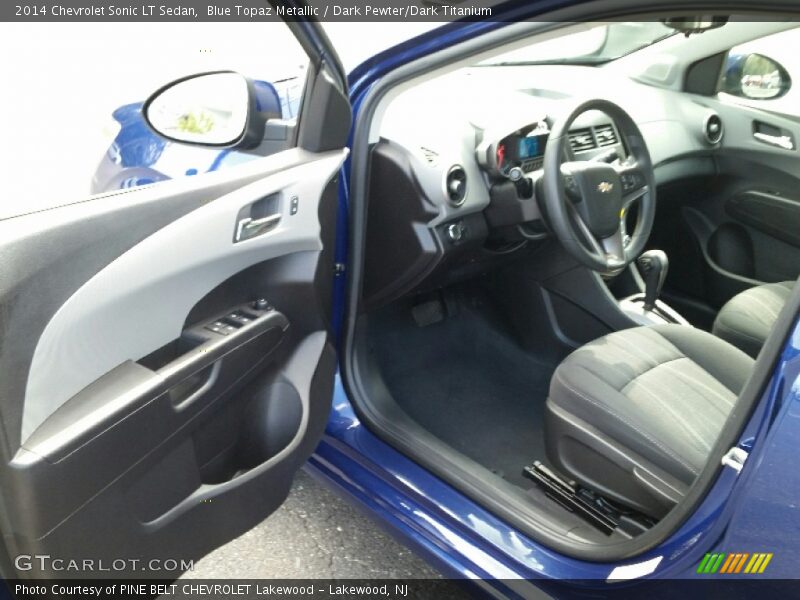 Blue Topaz Metallic / Dark Pewter/Dark Titanium 2014 Chevrolet Sonic LT Sedan