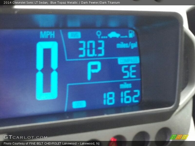 Blue Topaz Metallic / Dark Pewter/Dark Titanium 2014 Chevrolet Sonic LT Sedan