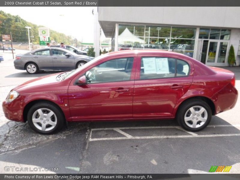 Sport Red / Ebony 2009 Chevrolet Cobalt LT Sedan