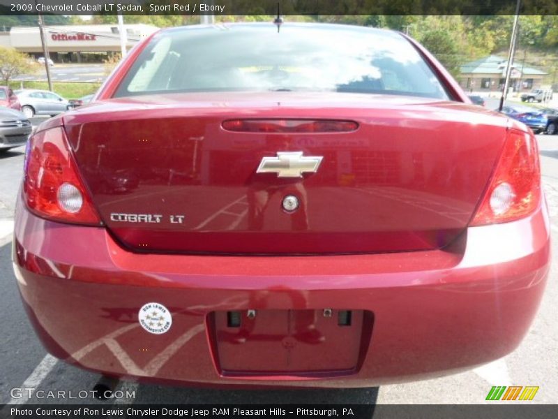 Sport Red / Ebony 2009 Chevrolet Cobalt LT Sedan