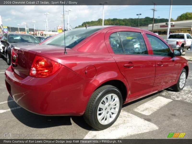 Sport Red / Ebony 2009 Chevrolet Cobalt LT Sedan