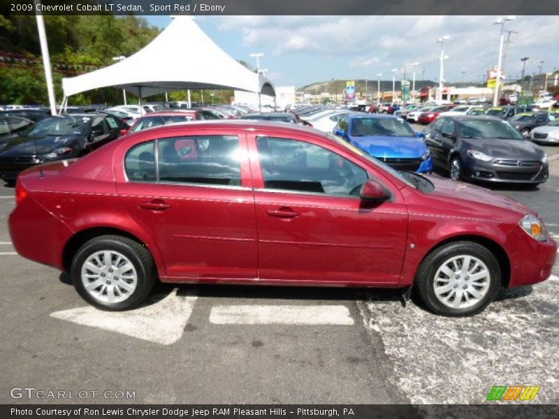 Sport Red / Ebony 2009 Chevrolet Cobalt LT Sedan