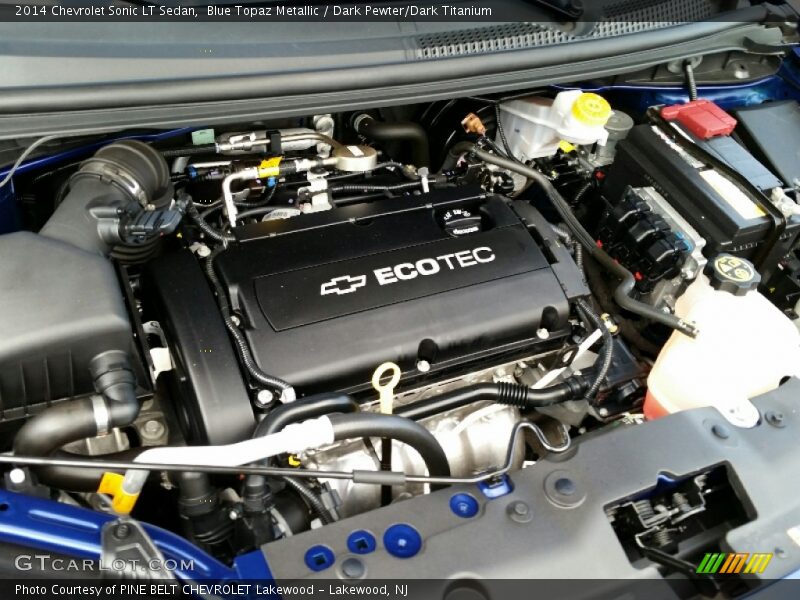 Blue Topaz Metallic / Dark Pewter/Dark Titanium 2014 Chevrolet Sonic LT Sedan