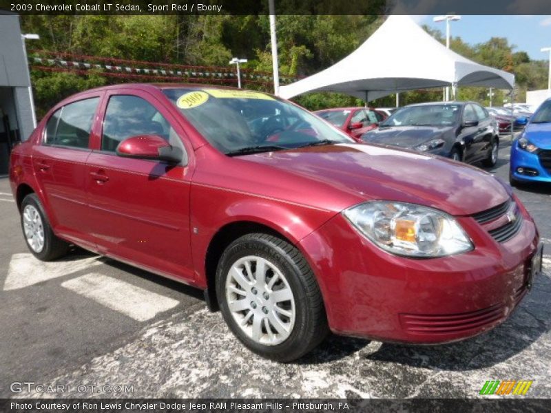 Sport Red / Ebony 2009 Chevrolet Cobalt LT Sedan