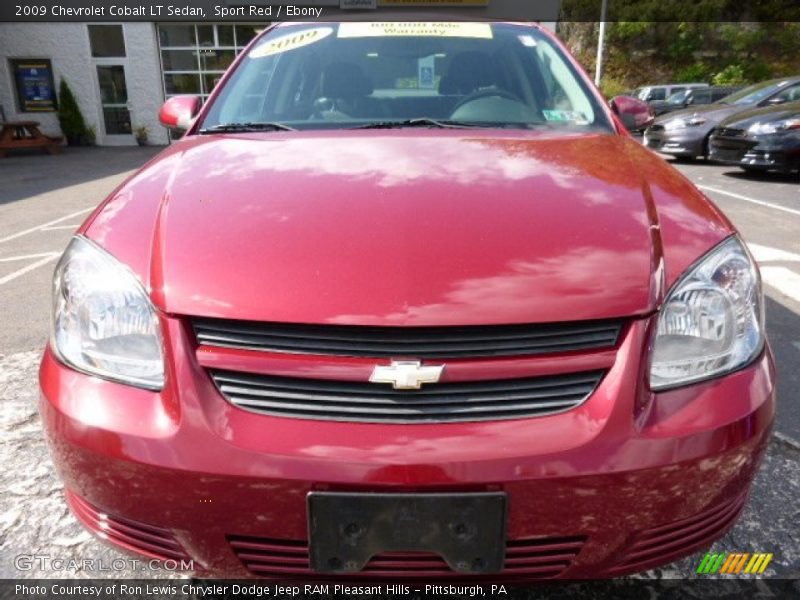 Sport Red / Ebony 2009 Chevrolet Cobalt LT Sedan