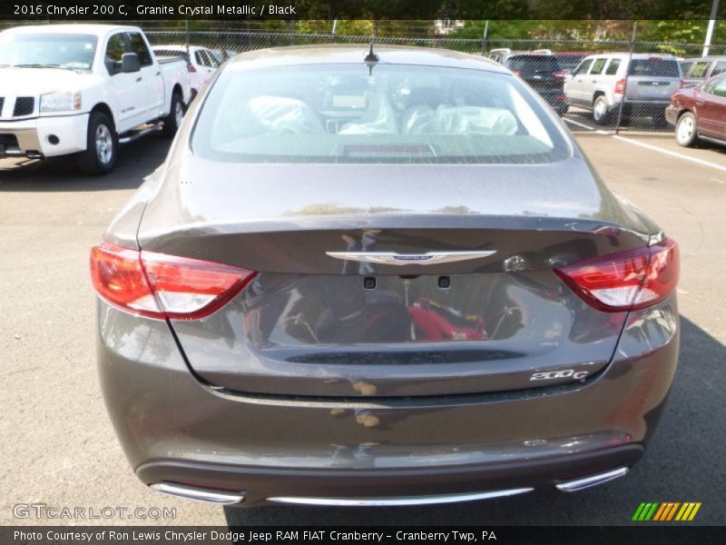 Granite Crystal Metallic / Black 2016 Chrysler 200 C