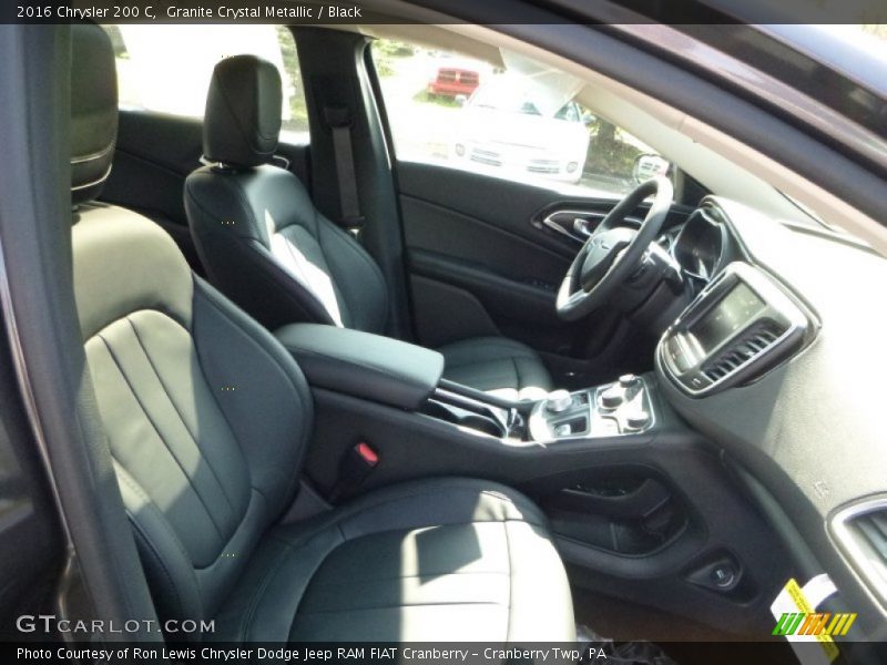Granite Crystal Metallic / Black 2016 Chrysler 200 C