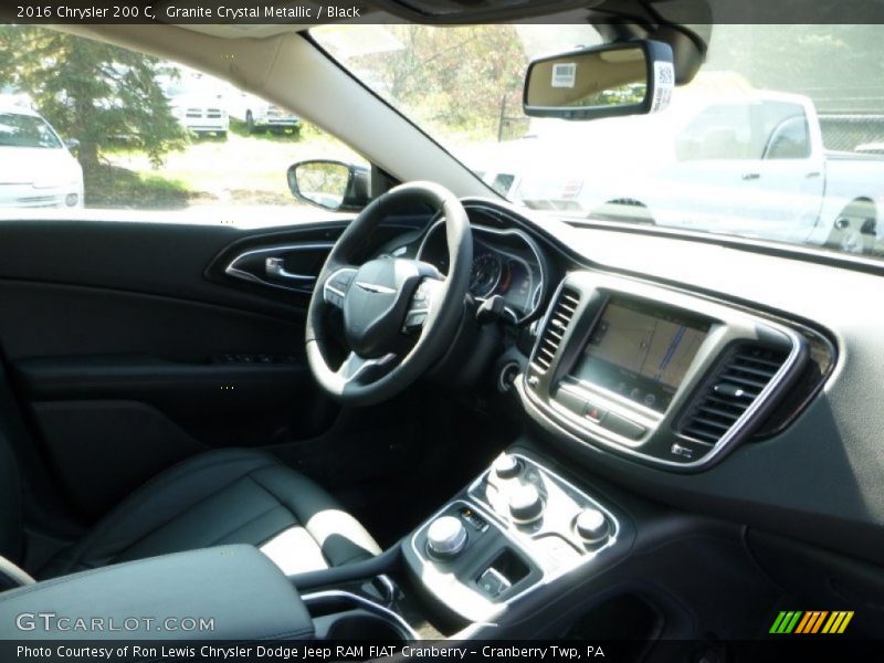 Granite Crystal Metallic / Black 2016 Chrysler 200 C