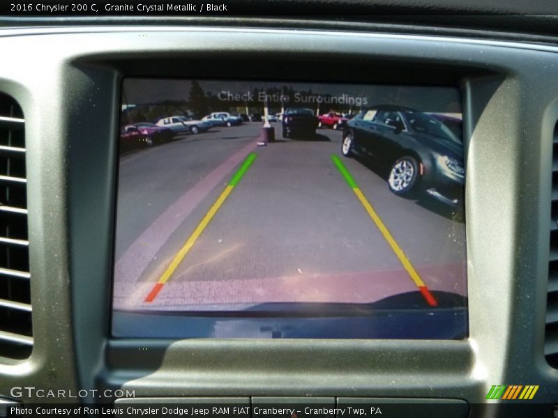 Granite Crystal Metallic / Black 2016 Chrysler 200 C