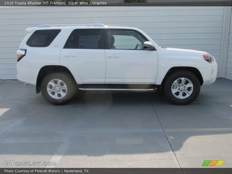 Super White / Graphite 2016 Toyota 4Runner SR5 Premium