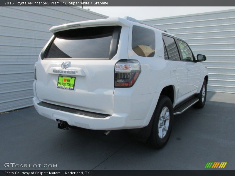 Super White / Graphite 2016 Toyota 4Runner SR5 Premium