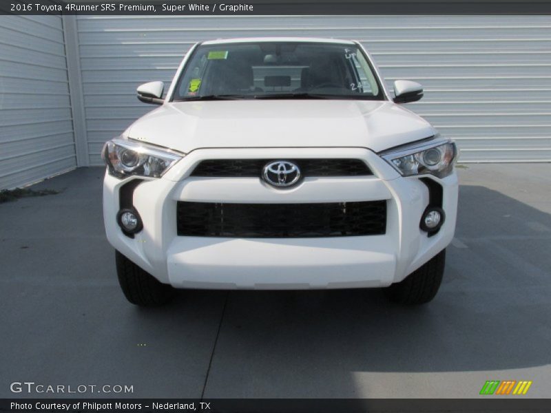 Super White / Graphite 2016 Toyota 4Runner SR5 Premium