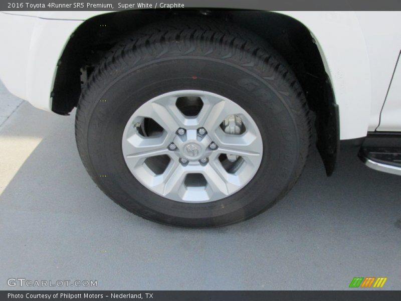 Super White / Graphite 2016 Toyota 4Runner SR5 Premium
