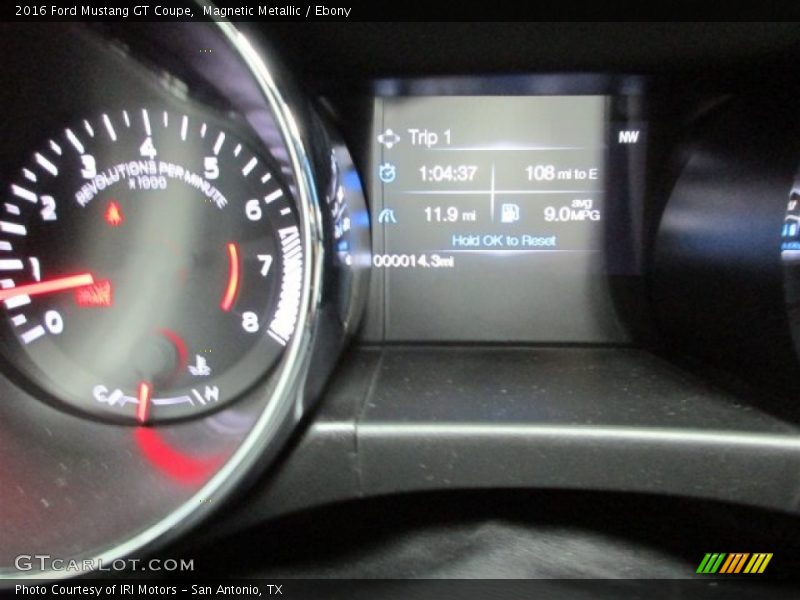 Magnetic Metallic / Ebony 2016 Ford Mustang GT Coupe