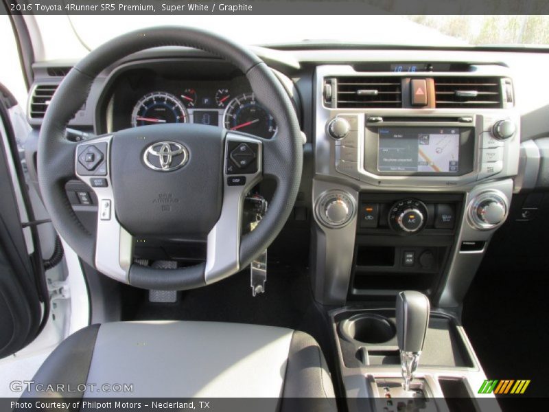 Super White / Graphite 2016 Toyota 4Runner SR5 Premium