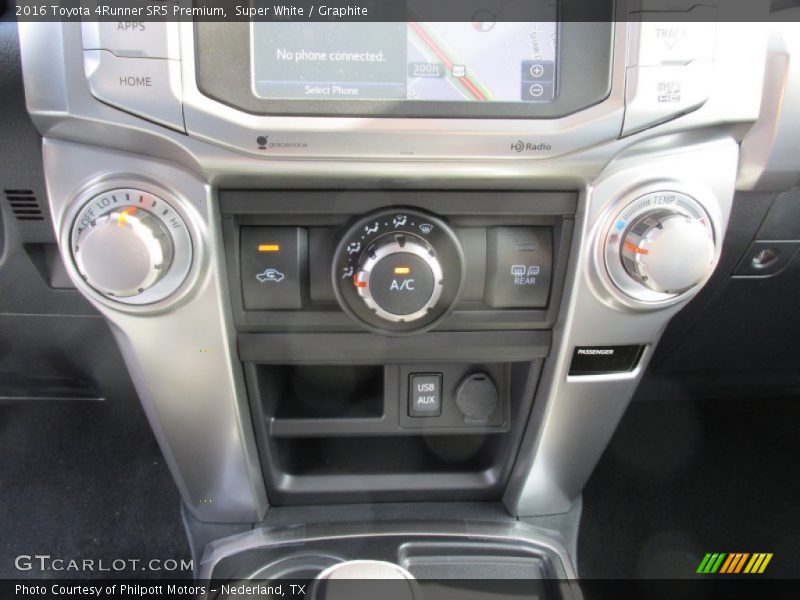 Super White / Graphite 2016 Toyota 4Runner SR5 Premium