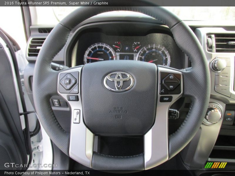 Super White / Graphite 2016 Toyota 4Runner SR5 Premium