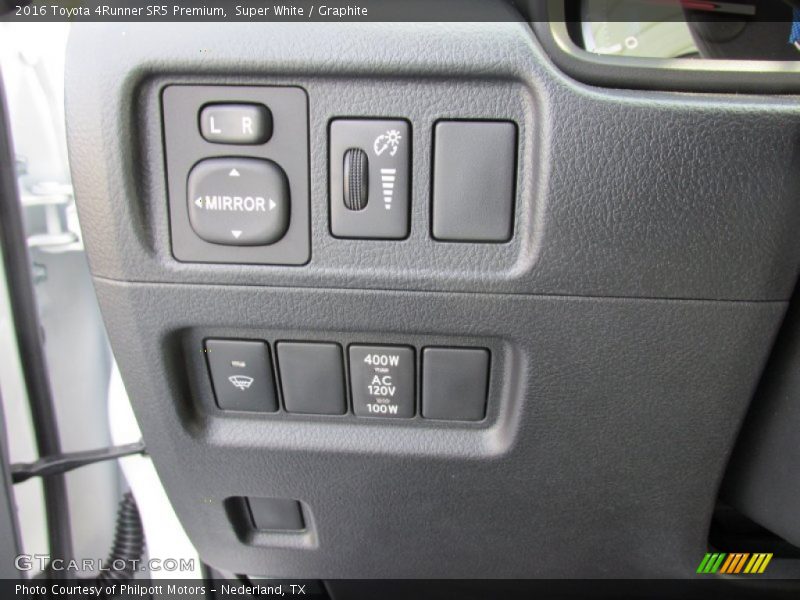 Super White / Graphite 2016 Toyota 4Runner SR5 Premium