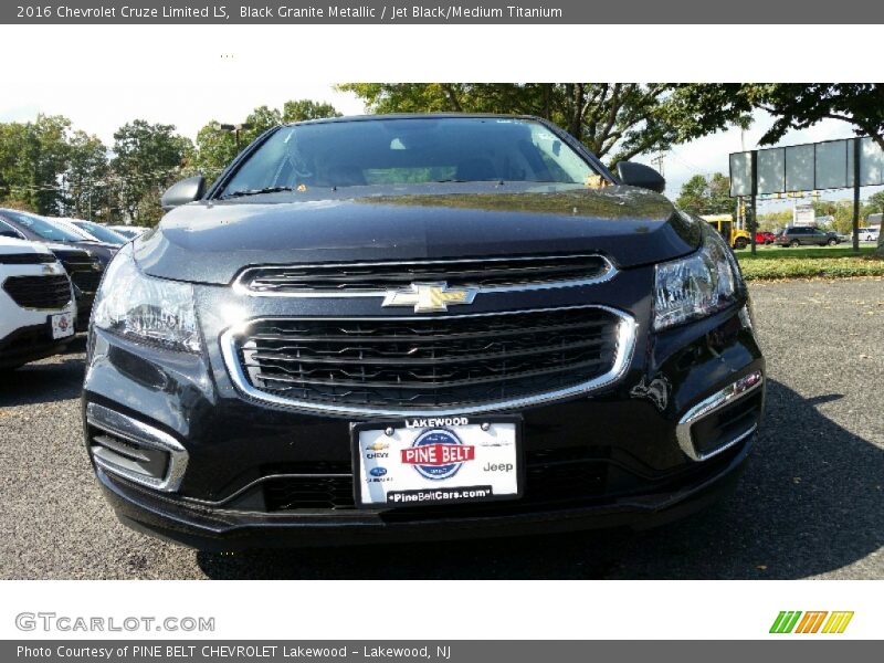 Black Granite Metallic / Jet Black/Medium Titanium 2016 Chevrolet Cruze Limited LS