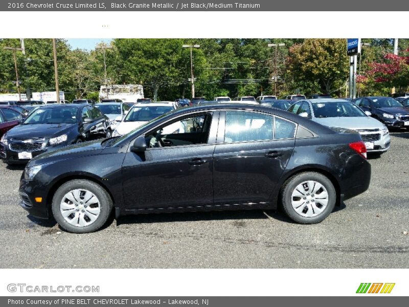 Black Granite Metallic / Jet Black/Medium Titanium 2016 Chevrolet Cruze Limited LS