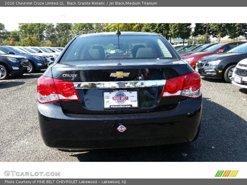 Black Granite Metallic / Jet Black/Medium Titanium 2016 Chevrolet Cruze Limited LS