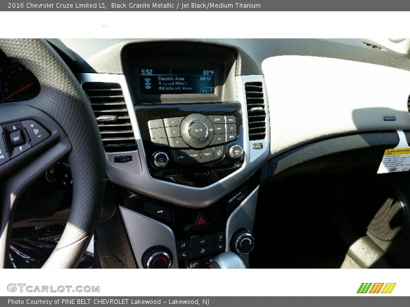 Black Granite Metallic / Jet Black/Medium Titanium 2016 Chevrolet Cruze Limited LS