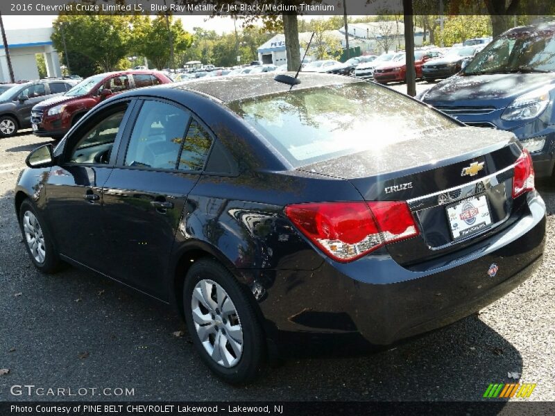 Blue Ray Metallic / Jet Black/Medium Titanium 2016 Chevrolet Cruze Limited LS