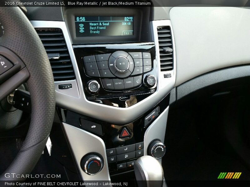 Blue Ray Metallic / Jet Black/Medium Titanium 2016 Chevrolet Cruze Limited LS