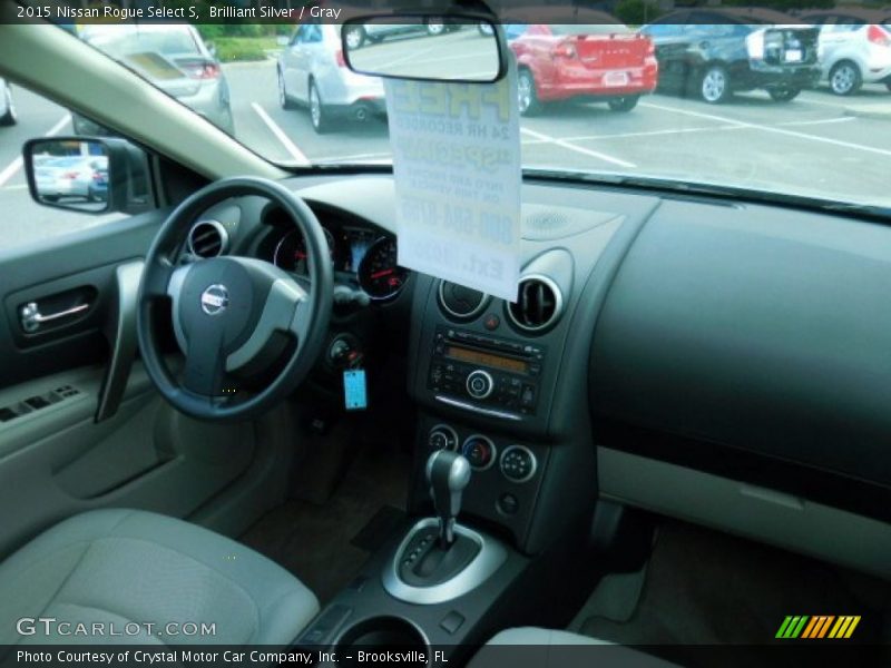 Brilliant Silver / Gray 2015 Nissan Rogue Select S