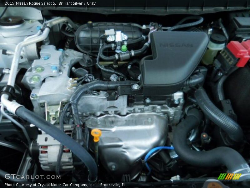Brilliant Silver / Gray 2015 Nissan Rogue Select S