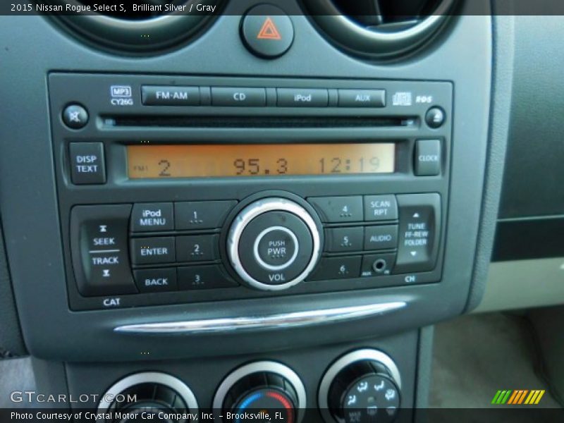 Brilliant Silver / Gray 2015 Nissan Rogue Select S