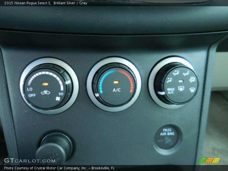 Brilliant Silver / Gray 2015 Nissan Rogue Select S