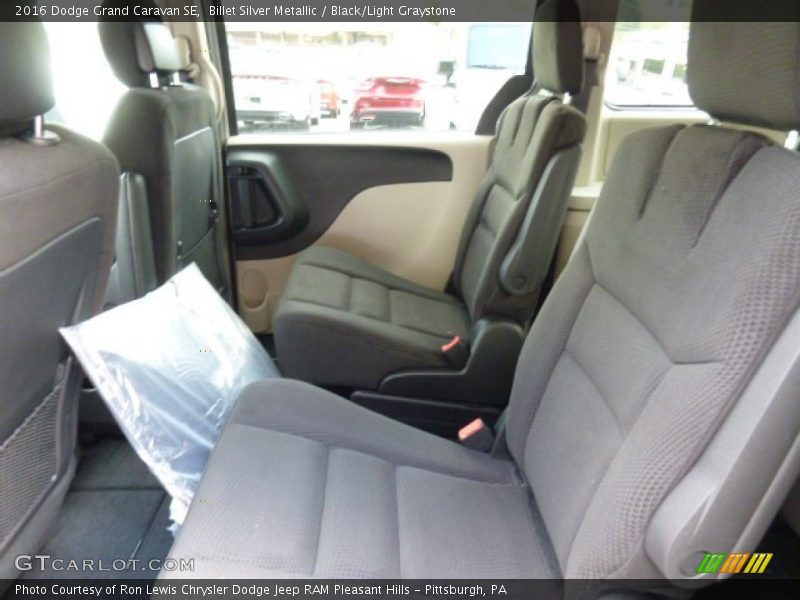 Billet Silver Metallic / Black/Light Graystone 2016 Dodge Grand Caravan SE
