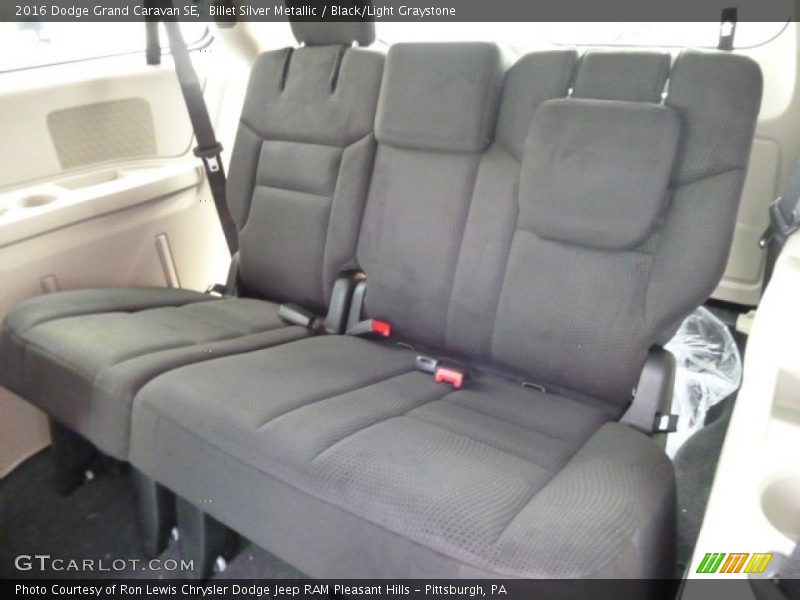 Billet Silver Metallic / Black/Light Graystone 2016 Dodge Grand Caravan SE