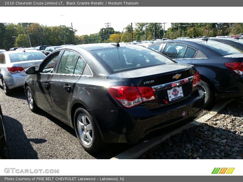 Black Granite Metallic / Medium Titanium 2016 Chevrolet Cruze Limited LT