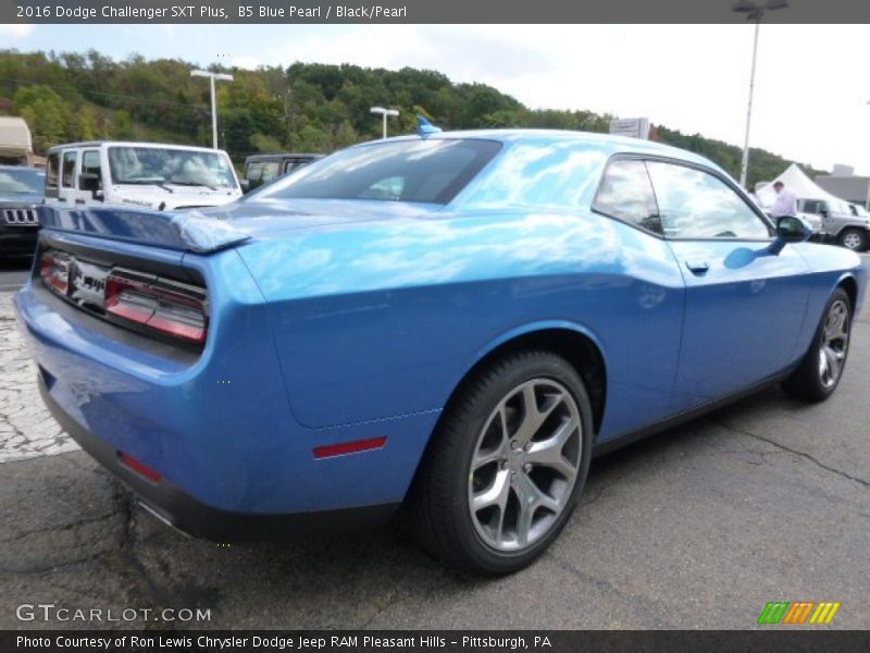 B5 Blue Pearl / Black/Pearl 2016 Dodge Challenger SXT Plus