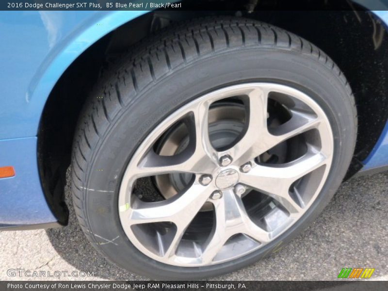 B5 Blue Pearl / Black/Pearl 2016 Dodge Challenger SXT Plus