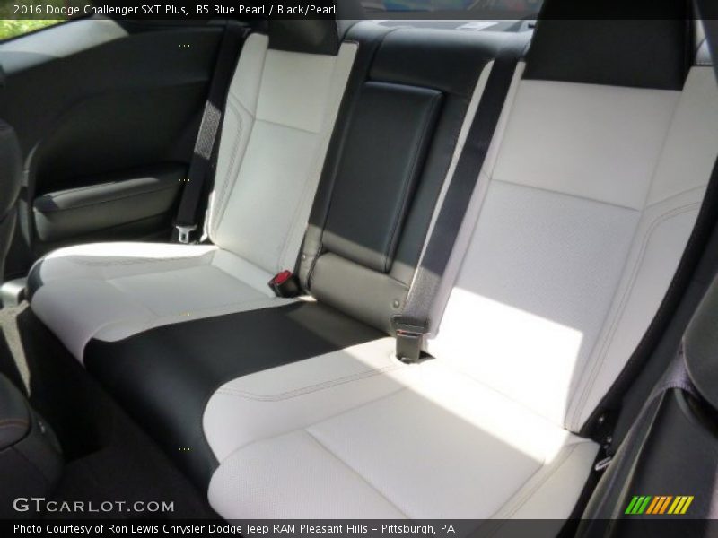 Rear Seat of 2016 Challenger SXT Plus