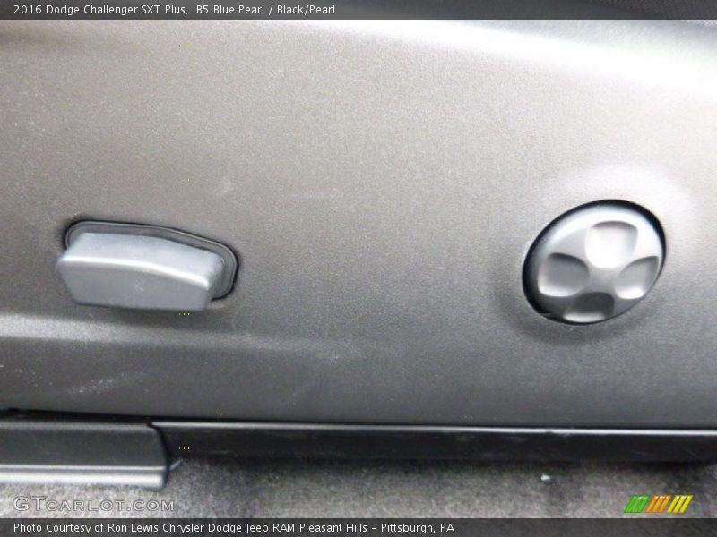 B5 Blue Pearl / Black/Pearl 2016 Dodge Challenger SXT Plus