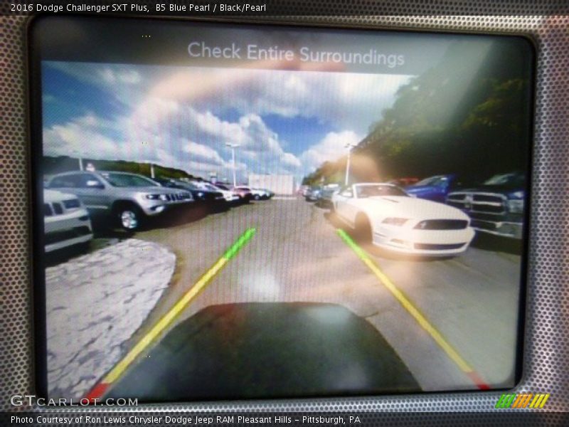 B5 Blue Pearl / Black/Pearl 2016 Dodge Challenger SXT Plus