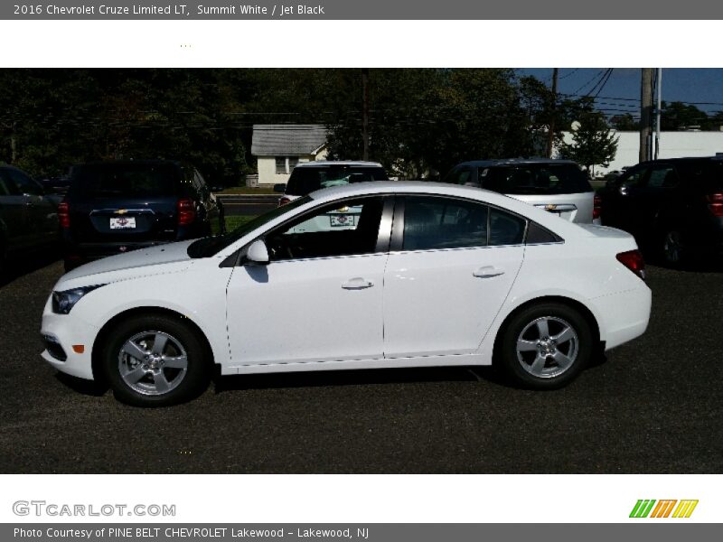 Summit White / Jet Black 2016 Chevrolet Cruze Limited LT