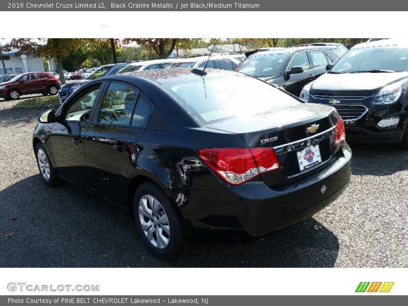 Black Granite Metallic / Jet Black/Medium Titanium 2016 Chevrolet Cruze Limited LS