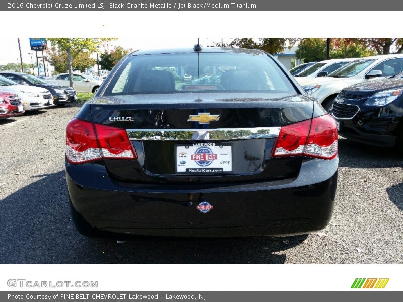 Black Granite Metallic / Jet Black/Medium Titanium 2016 Chevrolet Cruze Limited LS