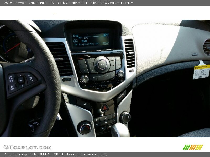 Black Granite Metallic / Jet Black/Medium Titanium 2016 Chevrolet Cruze Limited LS