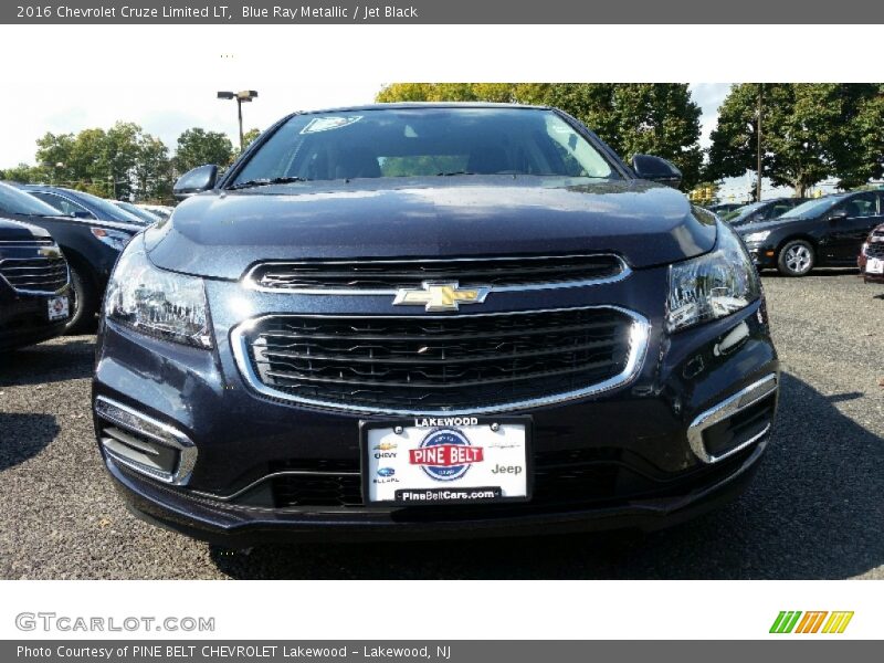 Blue Ray Metallic / Jet Black 2016 Chevrolet Cruze Limited LT
