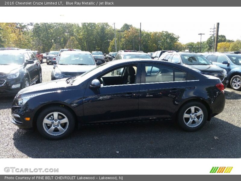 Blue Ray Metallic / Jet Black 2016 Chevrolet Cruze Limited LT